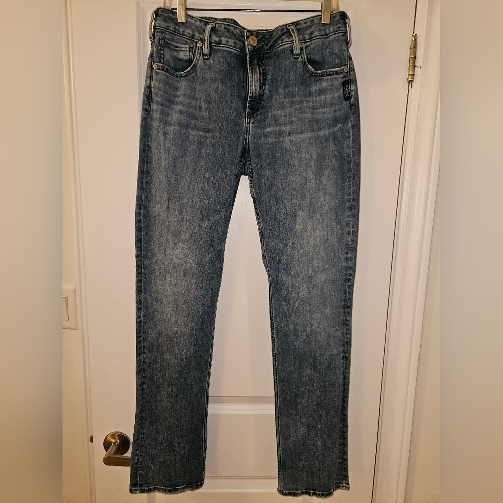 Silver Jeans Straight Leg Size 33